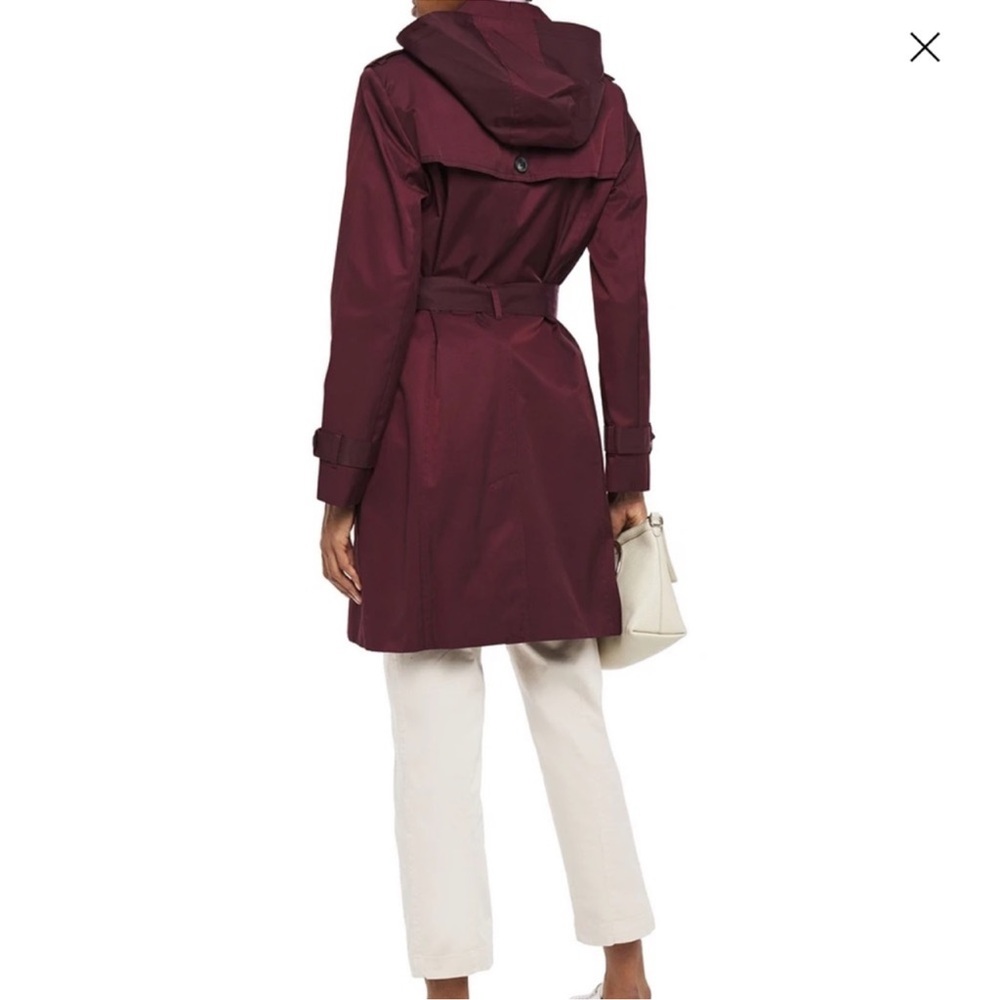 DKNY burgundy trench coat - Picture 3 of 10